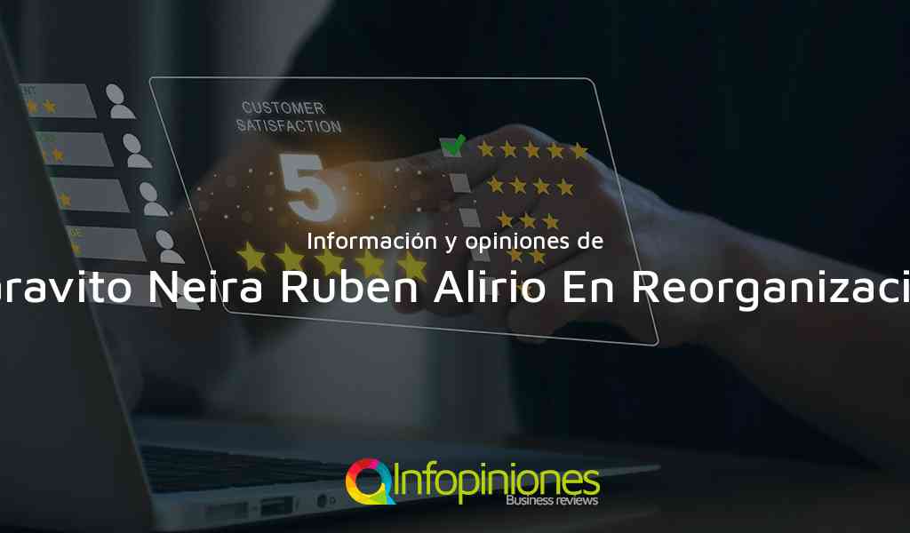 Información y opiniones sobre Garavito Neira Ruben Alirio En Reorganizacion de Bogotá, D.C.